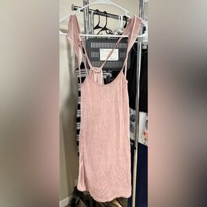 NEW - Small - POL Pink Sleeveless Too with ruffle detail